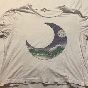 White small crop top